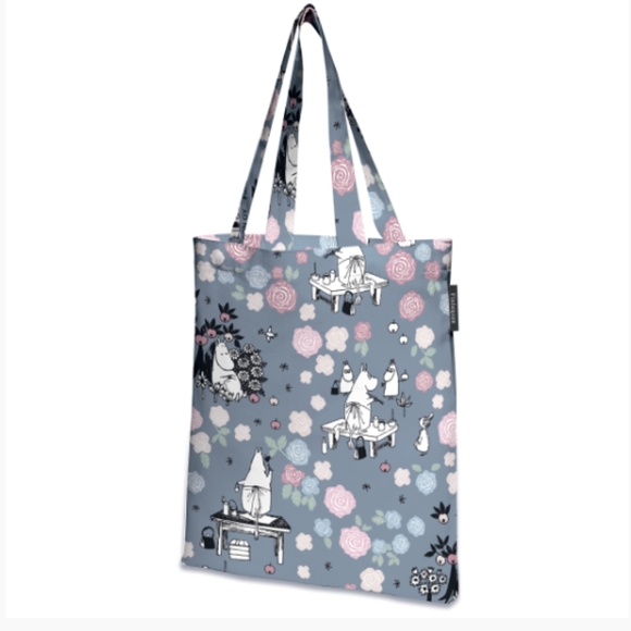 💜 NWT Moomin Blue/no Tote " Moomin mamma is dreaming" - Picture 2 of 7